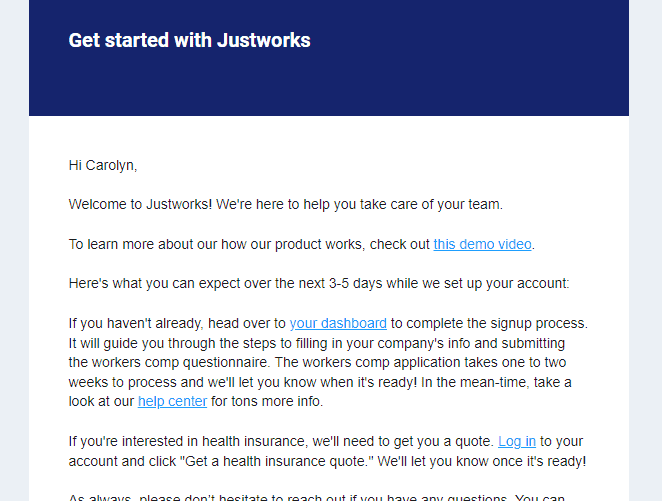 Justworks Customer Support Question