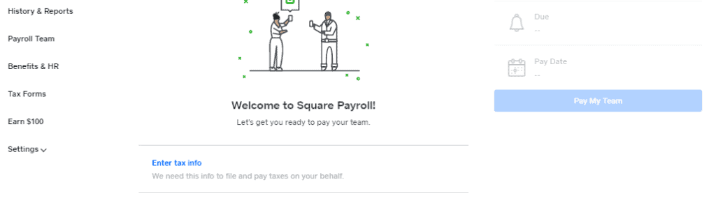 Square Payroll Account
